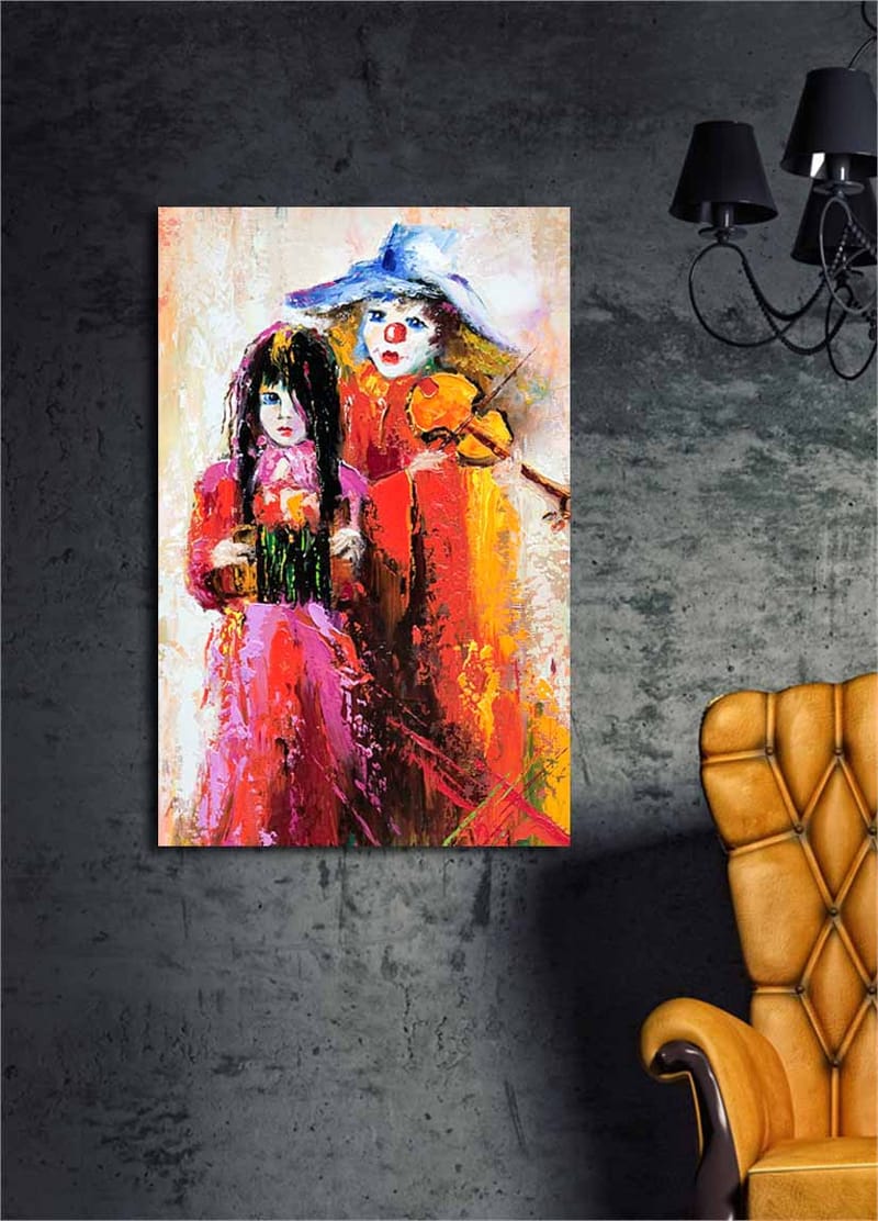 Dekorativ Canvasbillede 45x70 cm - Flerfarvet - Boligtilbehør - Billeder & kunst - Billeder på lærred