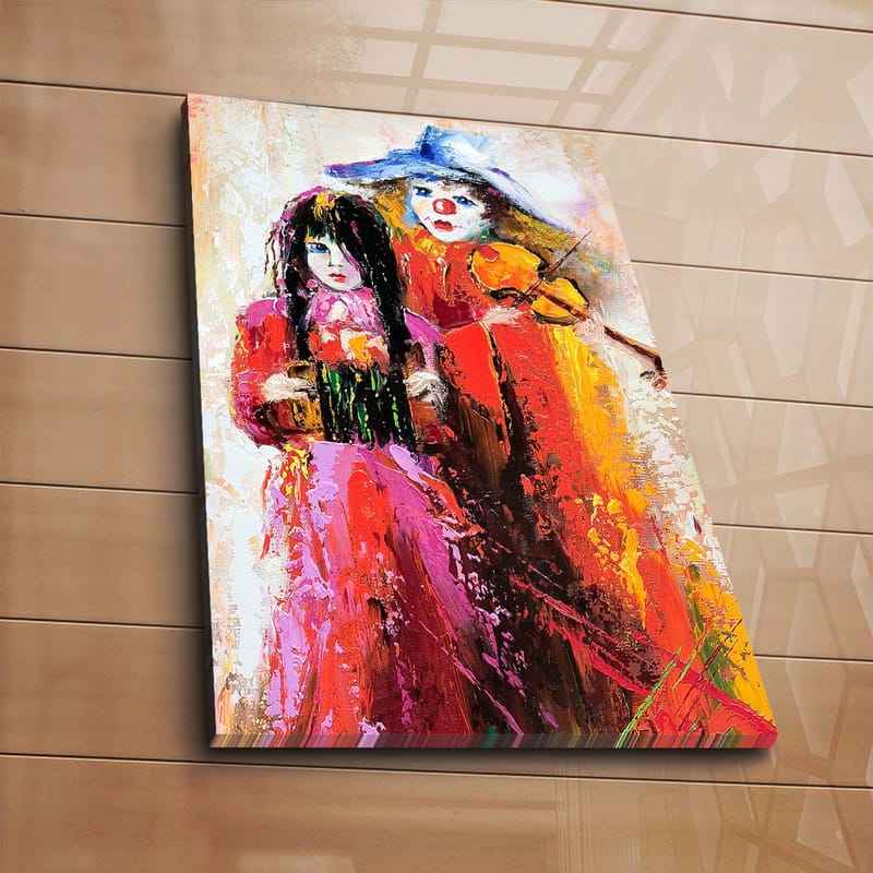 Dekorativ Canvasbillede 45x70 cm - Flerfarvet - Boligtilbehør - Billeder & kunst - Billeder på lærred