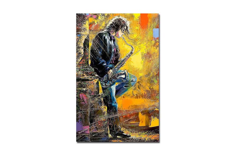 Dekorativ Canvasbillede 45x70 cm - Flerfarvet - Boligtilbehør - Billeder & kunst - Billeder på lærred