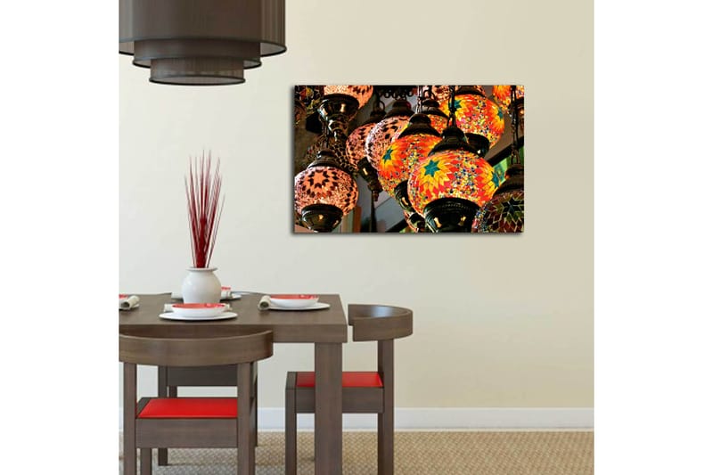 Dekorativ Canvasbillede 45x70 cm - Flerfarvet - Boligtilbehør - Billeder & kunst - Billeder på lærred
