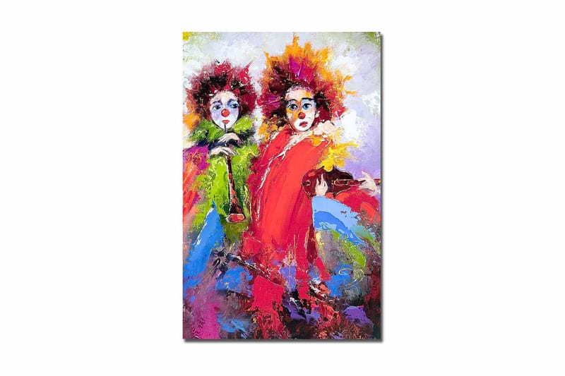 Dekorativ Canvasbillede 45x70 cm - Flerfarvet - Boligtilbehør - Billeder & kunst - Billeder på lærred