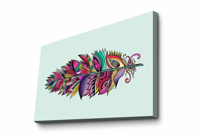 Dekorativ Canvasbillede 45x70 cm - Flerfarvet - Boligtilbehør - Billeder & kunst - Billeder på lærred
