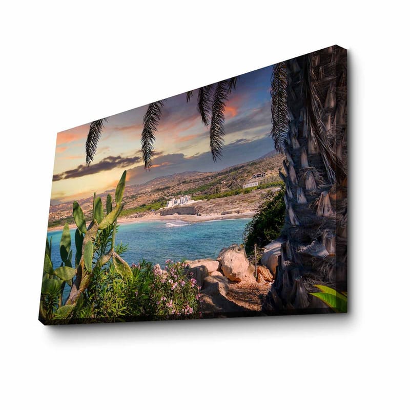 Dekorativ Canvasbillede 45x70 cm - Flerfarvet - Boligtilbehør - Billeder & kunst - Billeder på lærred