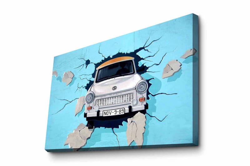 Dekorativ Canvasbillede 45x70 cm - Flerfarvet - Boligtilbehør - Billeder & kunst - Billeder på lærred
