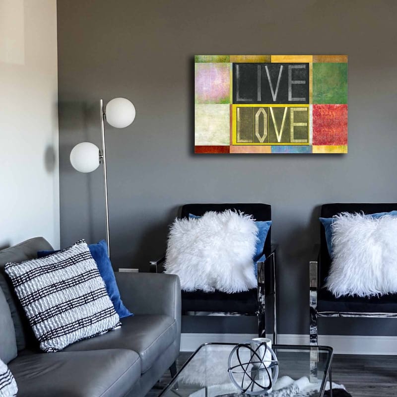 Dekorativ Canvasbillede 45x70 cm - Flerfarvet - Boligtilbehør - Billeder & kunst - Billeder på lærred