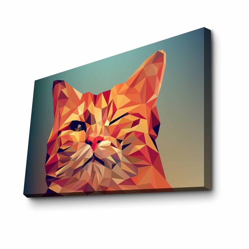 Dekorativ Canvasbillede 45x70 cm - Flerfarvet - Boligtilbehør - Billeder & kunst - Billeder på lærred