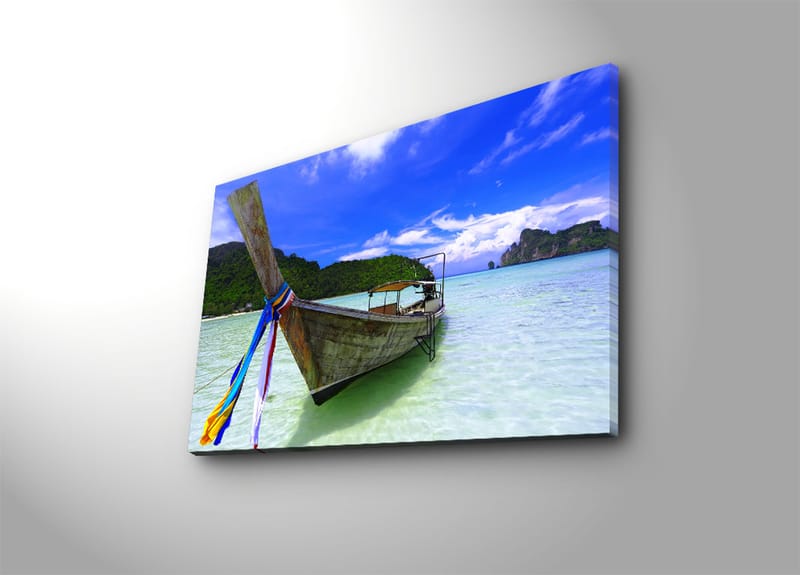 Dekorativ Canvasbillede 45x70 cm - Flerfarvet - Boligtilbehør - Billeder & kunst - Billeder på lærred