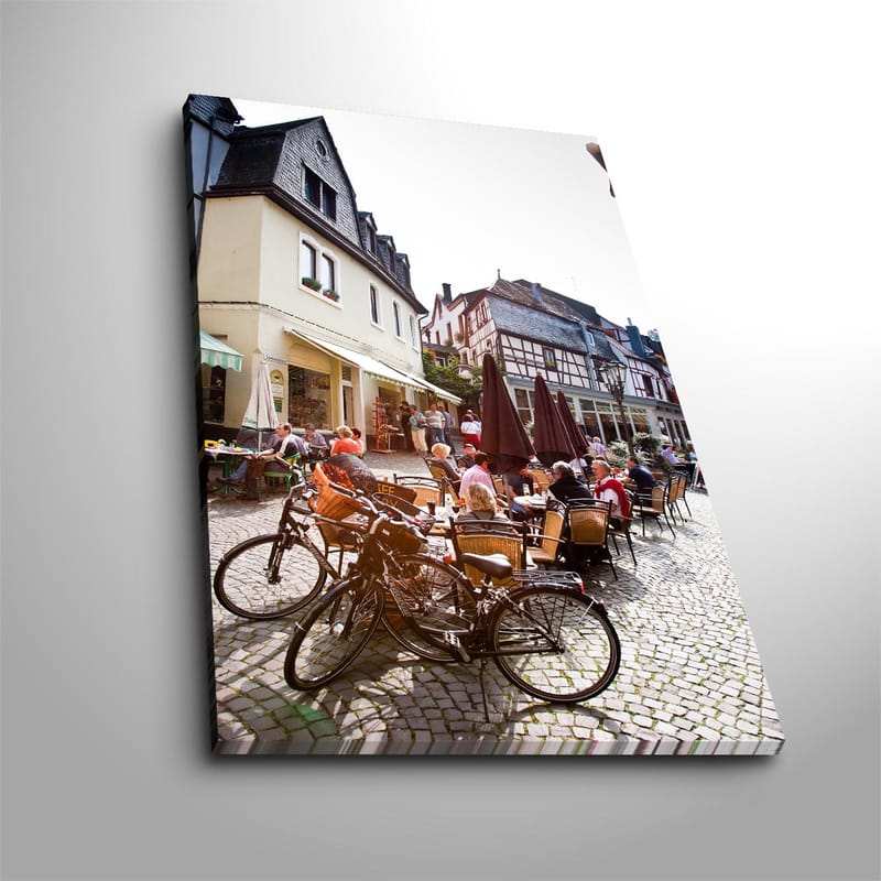 Dekorativ Canvasbillede 45x70 cm - Flerfarvet - Boligtilbehør - Billeder & kunst - Billeder på lærred
