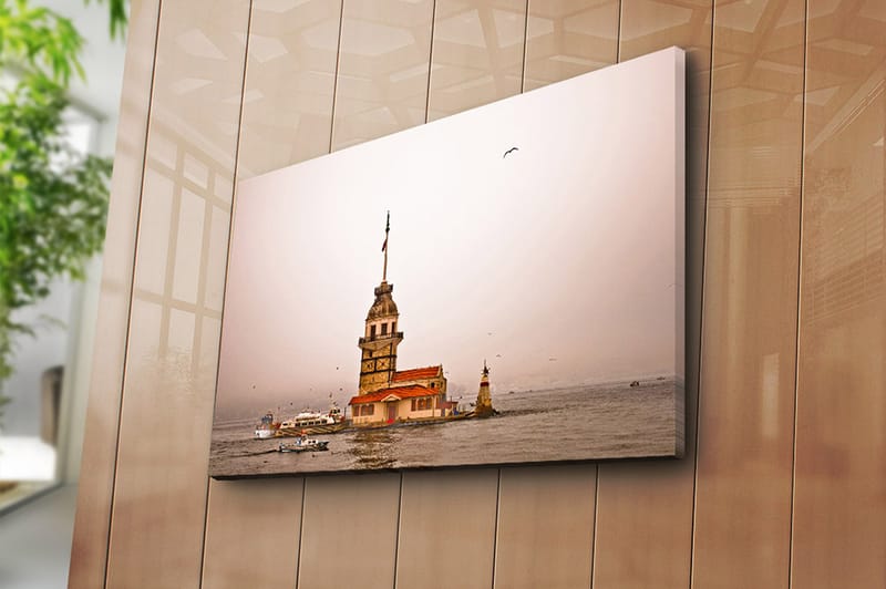 Dekorativ Canvasbillede 45x70 cm - Flerfarvet - Boligtilbehør - Billeder & kunst - Billeder på lærred