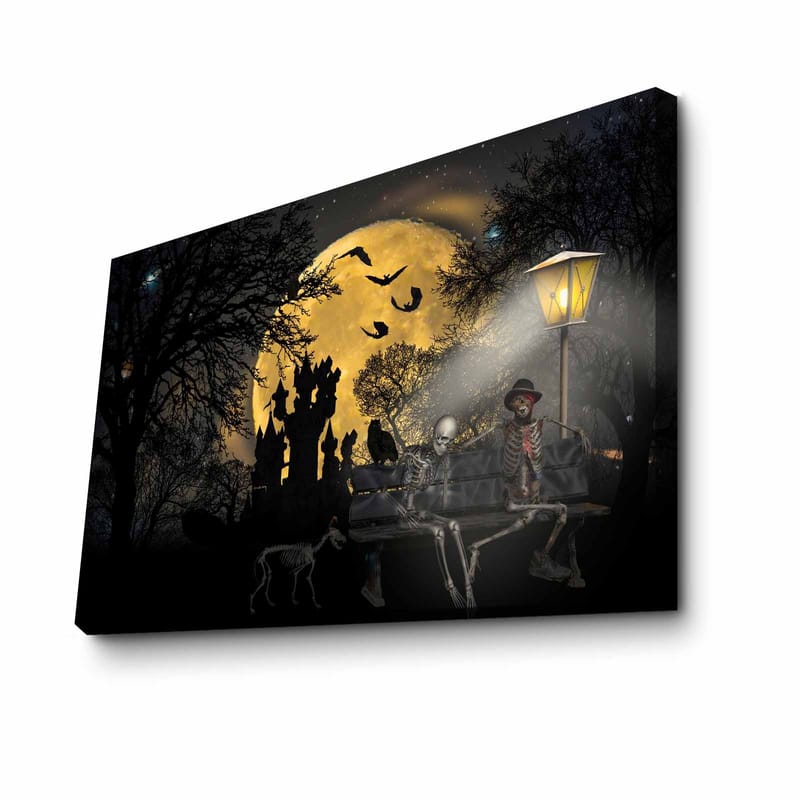 Dekorativ Canvasbillede 45x70 cm - Flerfarvet - Boligtilbehør - Billeder & kunst - Billeder på lærred