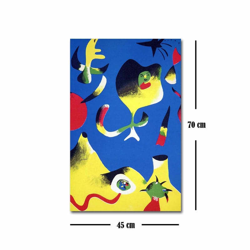 Dekorativ Canvasbillede 45x70 cm - Flerfarvet - Boligtilbehør - Billeder & kunst - Billeder på lærred