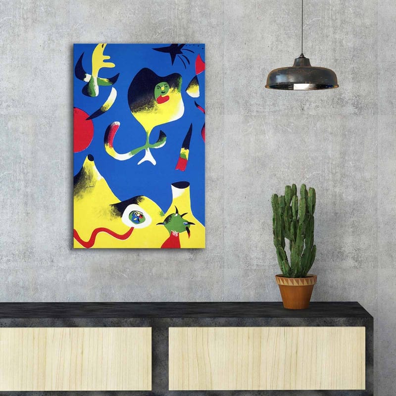 Dekorativ Canvasbillede 45x70 cm - Flerfarvet - Boligtilbehør - Billeder & kunst - Billeder på lærred