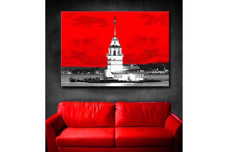 Dekorativ Canvasbillede 45x70 cm - Flerfarvet - Boligtilbehør - Billeder & kunst - Billeder på lærred