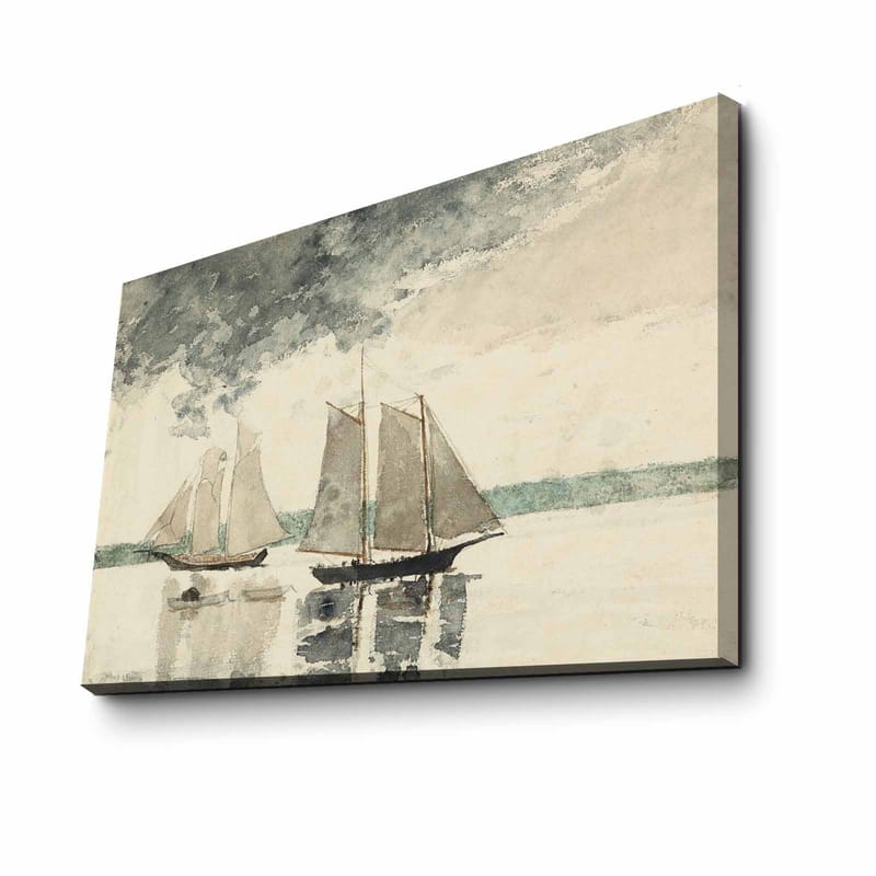 Dekorativ Canvasbillede 45x70 cm - Flerfarvet - Boligtilbehør - Billeder & kunst - Billeder på lærred