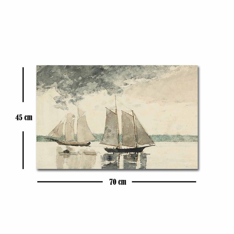 Dekorativ Canvasbillede 45x70 cm - Flerfarvet - Boligtilbehør - Billeder & kunst - Billeder på lærred