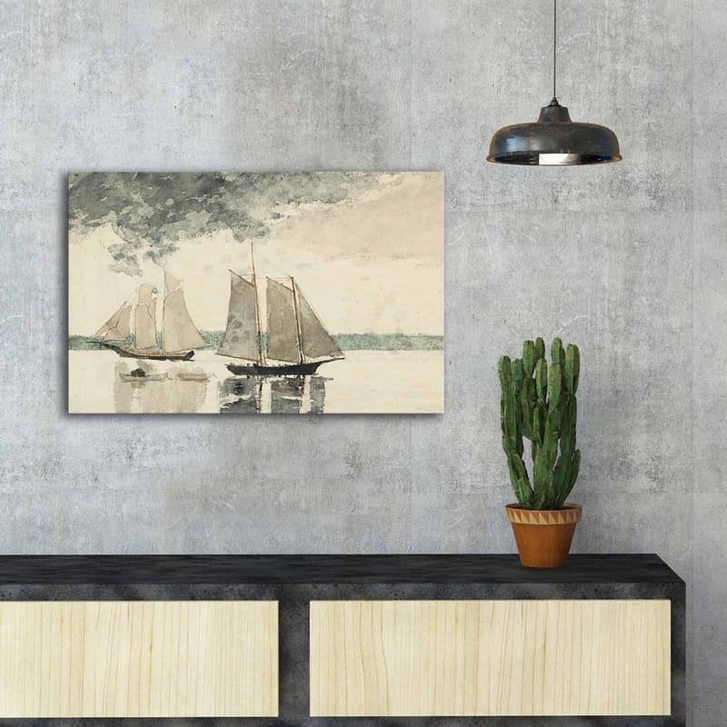 Dekorativ Canvasbillede 45x70 cm - Flerfarvet - Boligtilbehør - Billeder & kunst - Billeder på lærred