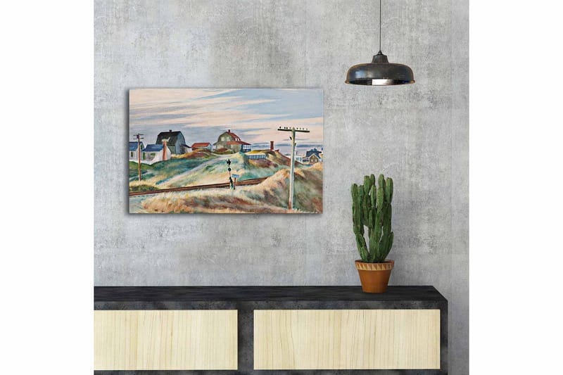 Dekorativ Canvasbillede 45x70 cm - Flerfarvet - Boligtilbehør - Billeder & kunst - Billeder på lærred