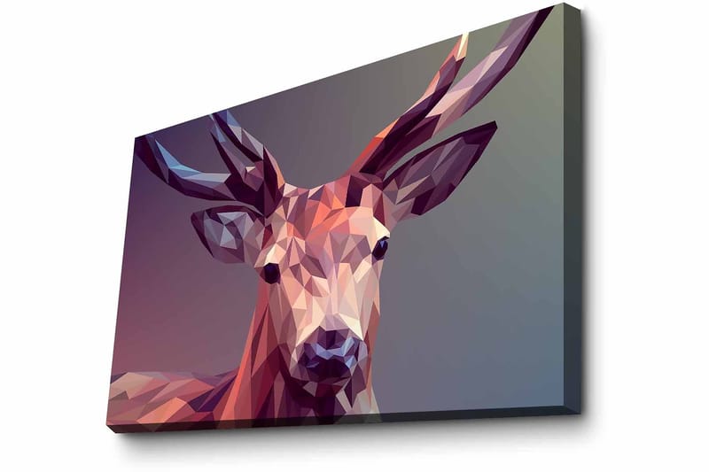 Dekorativ Canvasbillede 45x70 cm - Flerfarvet - Boligtilbehør - Billeder & kunst - Billeder på lærred