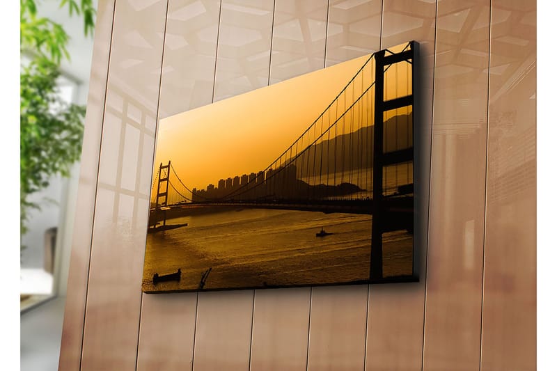 Dekorativ Canvasbillede 45x70 cm - Flerfarvet - Boligtilbehør - Billeder & kunst - Billeder på lærred