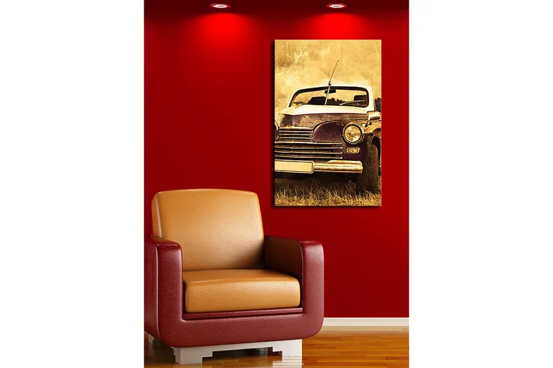 Dekorativ Canvasbillede 45x70 cm - Flerfarvet - Boligtilbehør - Billeder & kunst - Billeder på lærred