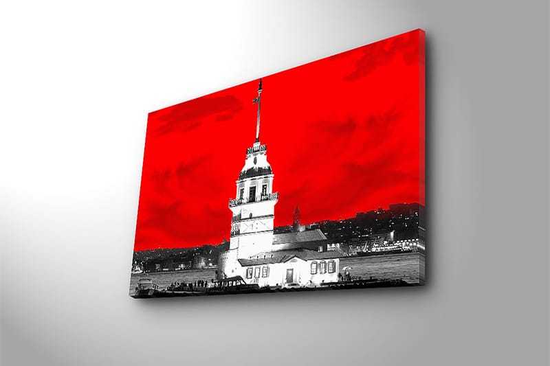 Dekorativ Canvasbillede 45x70 cm - Flerfarvet - Boligtilbehør - Billeder & kunst - Billeder på lærred