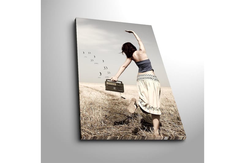 Dekorativ Canvasbillede 45x70 cm - Flerfarvet - Boligtilbehør - Billeder & kunst - Billeder på lærred