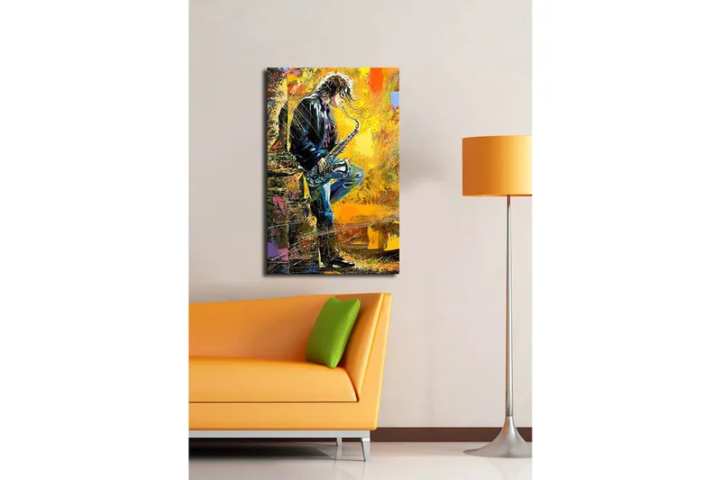 Dekorativ Canvasbillede 45x70 cm - Flerfarvet - Boligtilbehør - Billeder & kunst - Billeder på lærred