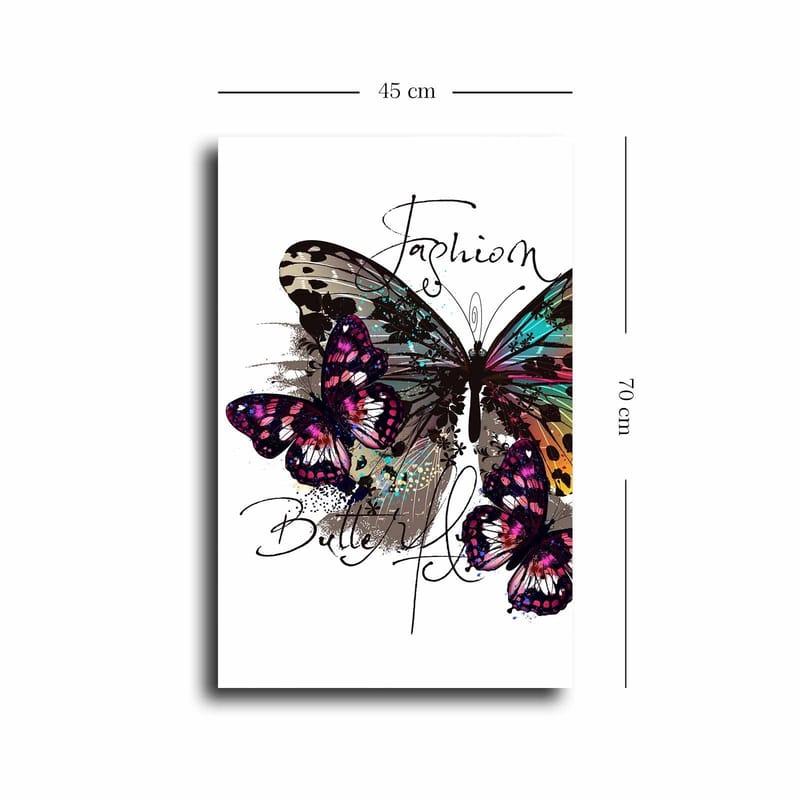 Dekorativ Canvasbillede 45x70 cm - Flerfarvet - Boligtilbehør - Billeder & kunst - Billeder på lærred