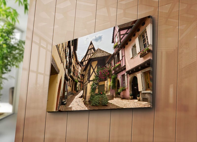 Dekorativ Canvasbillede 45x70 cm - Flerfarvet - Boligtilbehør - Billeder & kunst - Billeder på lærred