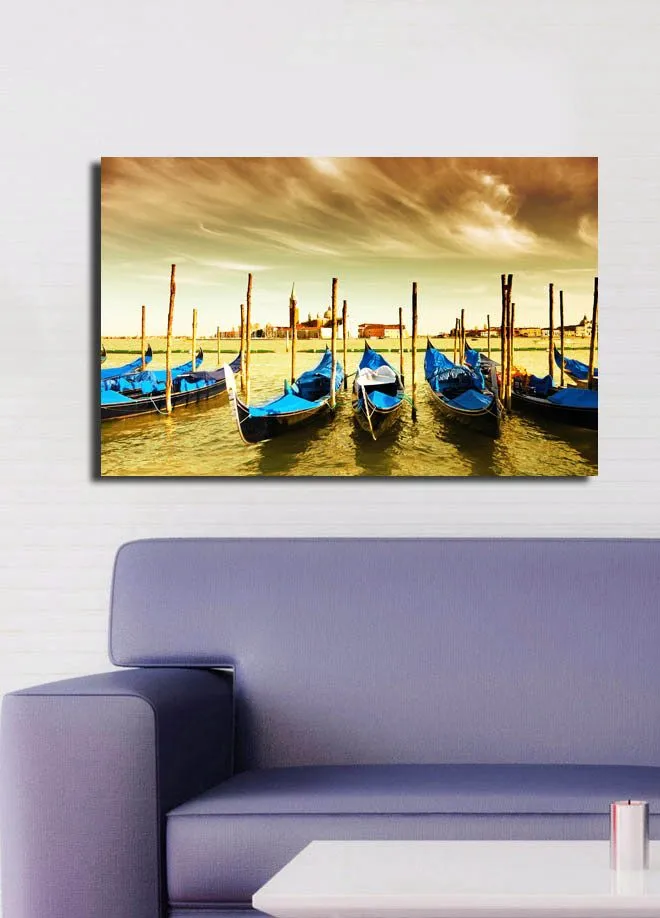 Dekorativ Canvasbillede 45x70 cm - Flerfarvet - Boligtilbehør - Billeder & kunst - Billeder på lærred