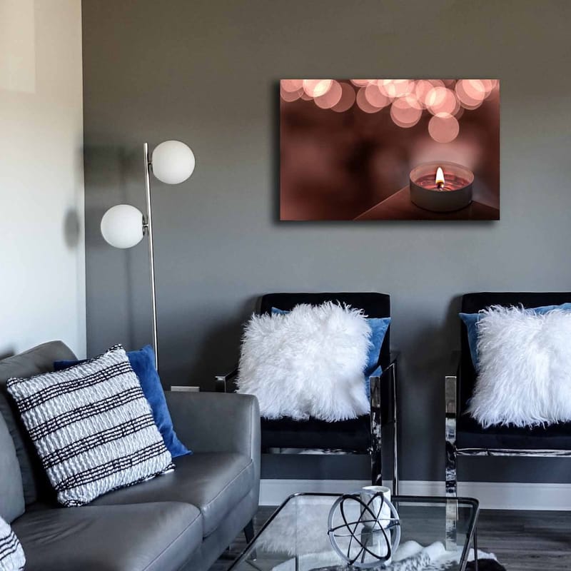 Dekorativ Canvasbillede 45x70 cm - Flerfarvet - Boligtilbehør - Billeder & kunst - Billeder på lærred