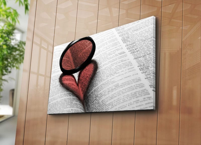 Dekorativ Canvasbillede 45x70 cm - Flerfarvet - Boligtilbehør - Billeder & kunst - Billeder på lærred