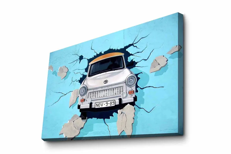 Dekorativ Canvasbillede 45x70 cm, Flerfarvet