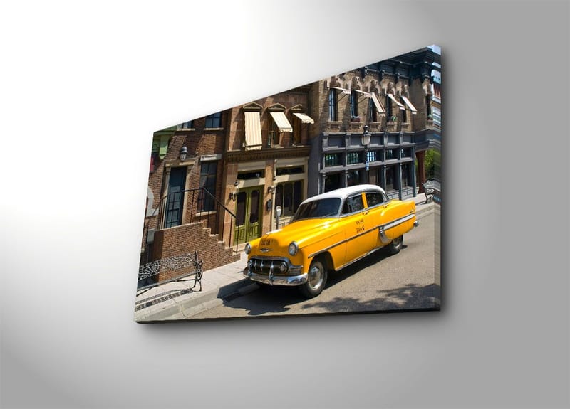 Dekorativ Canvasbillede 45x70 cm - Flerfarvet - Boligtilbehør - Billeder & kunst - Billeder på lærred