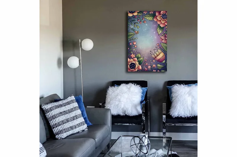 Dekorativ Canvasbillede 45x70 cm, Flerfarvet