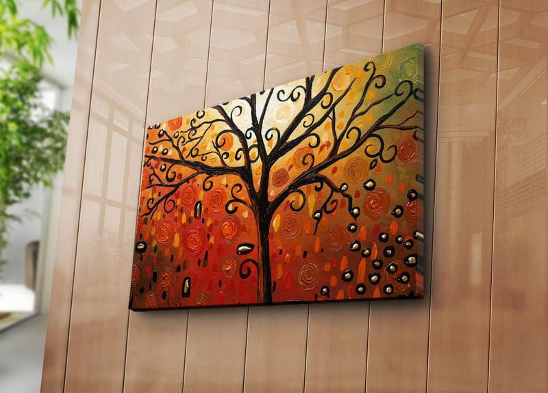 Dekorativ Canvasbillede 45x70 cm - Flerfarvet - Boligtilbehør - Billeder & kunst - Billeder på lærred