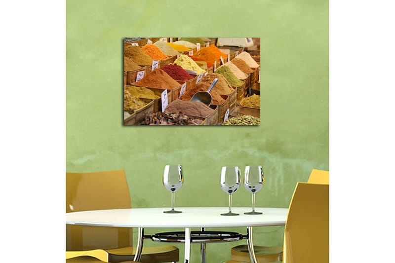 Dekorativ Canvasbillede 45x70 cm - Flerfarvet - Boligtilbehør - Billeder & kunst - Billeder på lærred