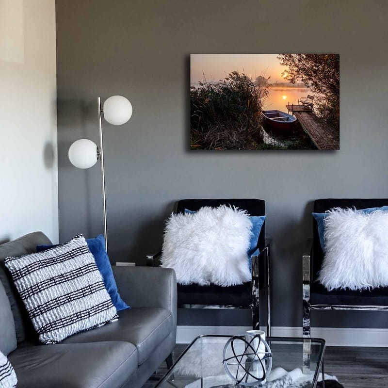 Dekorativ Canvasbillede 45x70 cm - Flerfarvet - Boligtilbehør - Billeder & kunst - Billeder på lærred