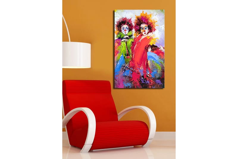 Dekorativ Canvasbillede 45x70 cm - Flerfarvet - Boligtilbehør - Billeder & kunst - Billeder på lærred