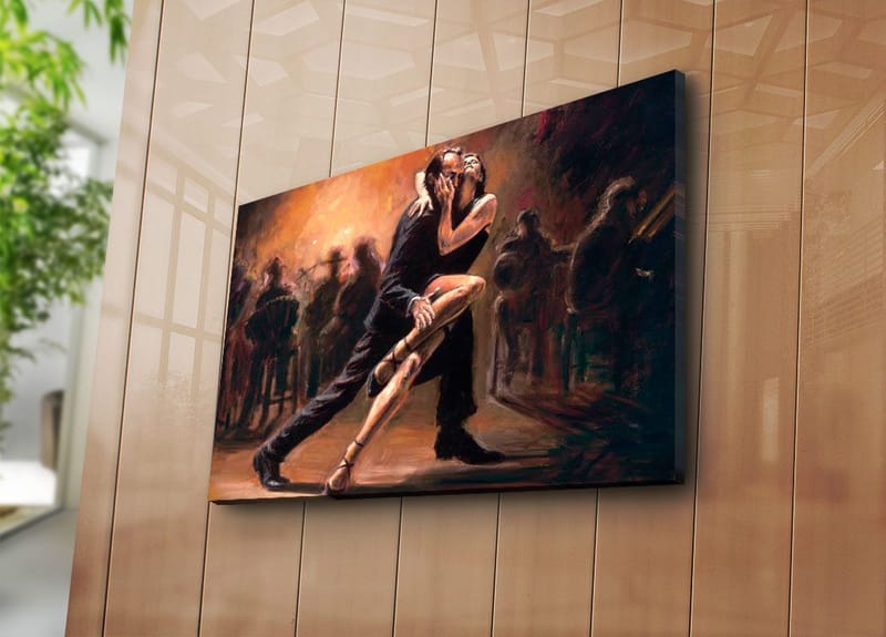 Dekorativ Canvasbillede 45x70 cm - Flerfarvet - Boligtilbehør - Billeder & kunst - Billeder på lærred