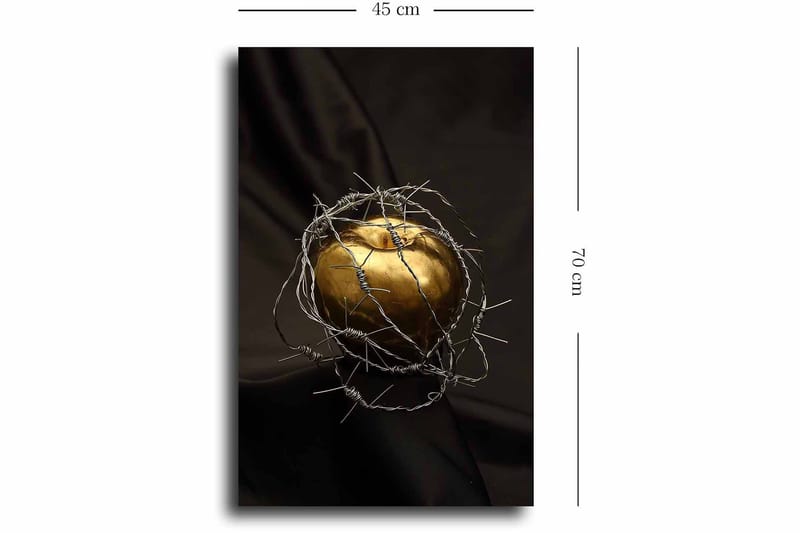 Dekorativ Canvasbillede 45x70 cm - Flerfarvet - Boligtilbehør - Billeder & kunst - Billeder på lærred