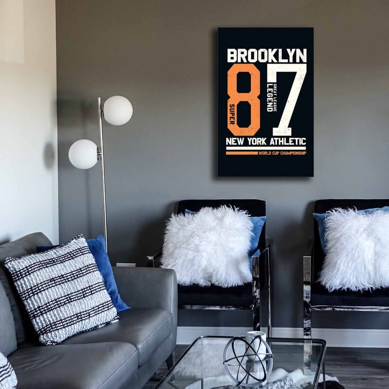 Dekorativ Canvasbillede 45x70 cm - Flerfarvet - Boligtilbehør - Billeder & kunst - Billeder på lærred