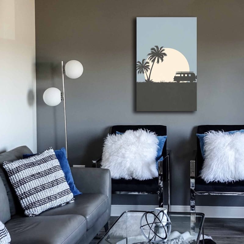 Dekorativ Canvasbillede 45x70 cm - Flerfarvet - Boligtilbehør - Billeder & kunst - Billeder på lærred