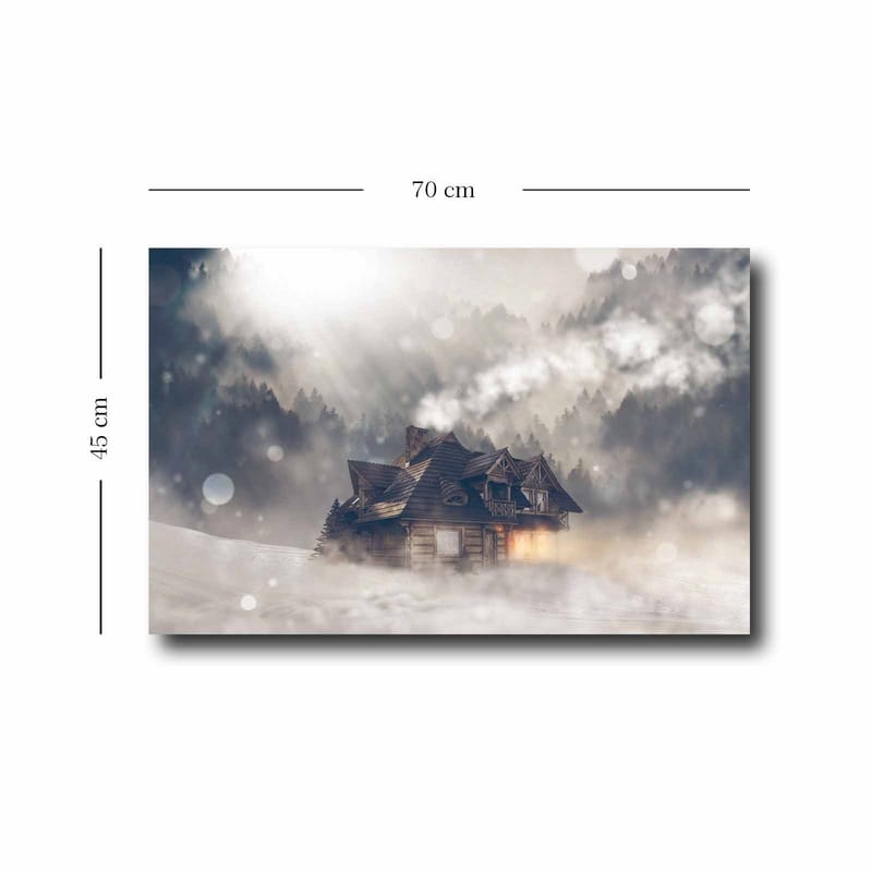 Dekorativ Canvasbillede 45x70 cm - Flerfarvet - Boligtilbehør - Billeder & kunst - Billeder på lærred