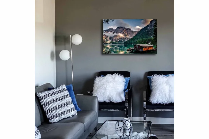 Dekorativ Canvasbillede 45x70 cm - Flerfarvet - Boligtilbehør - Billeder & kunst - Billeder på lærred