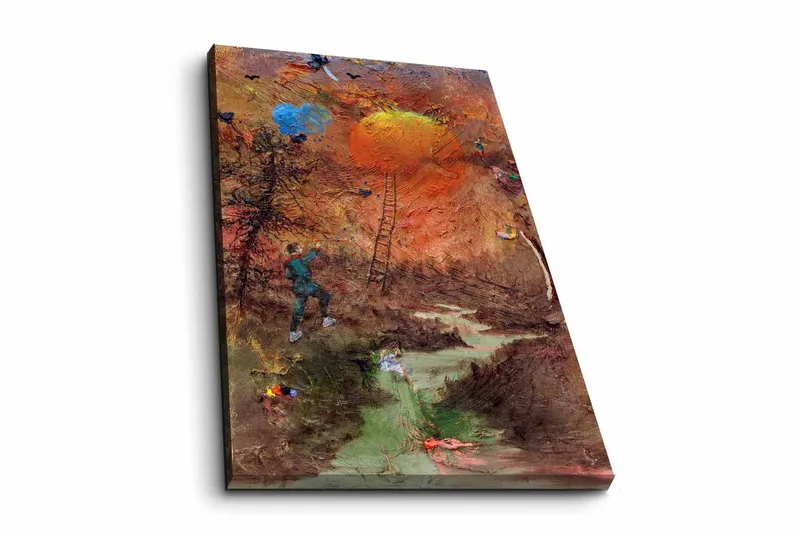 Dekorativ Canvasbillede 45x70 cm, Flerfarvet