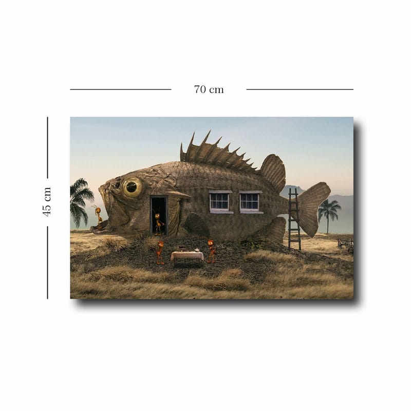 Dekorativ Canvasbillede 45x70 cm - Flerfarvet - Boligtilbehør - Billeder & kunst - Billeder på lærred