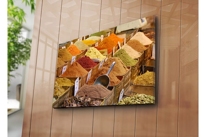 Dekorativ Canvasbillede 45x70 cm - Flerfarvet - Boligtilbehør - Billeder & kunst - Billeder på lærred