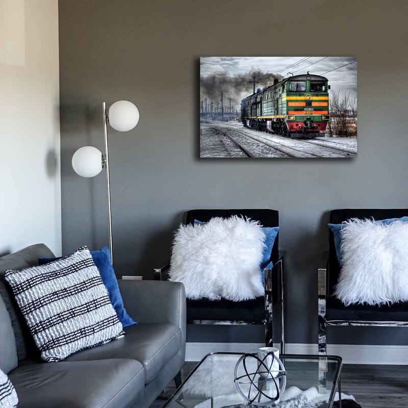 Dekorativ Canvasbillede 45x70 cm - Flerfarvet - Boligtilbehør - Billeder & kunst - Billeder på lærred