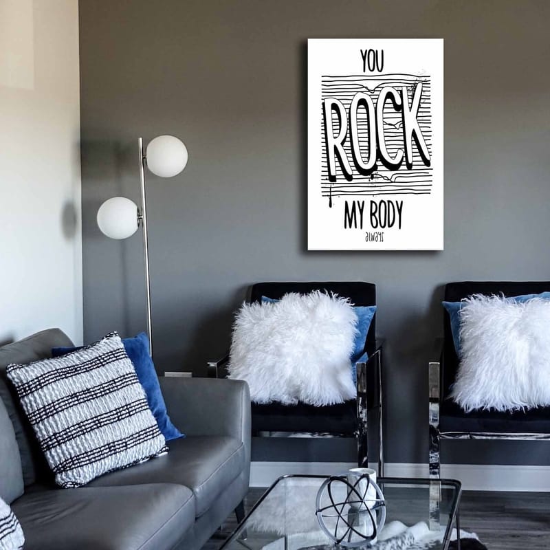 Dekorativ Canvasbillede 45x70 cm - Flerfarvet - Boligtilbehør - Billeder & kunst - Billeder på lærred